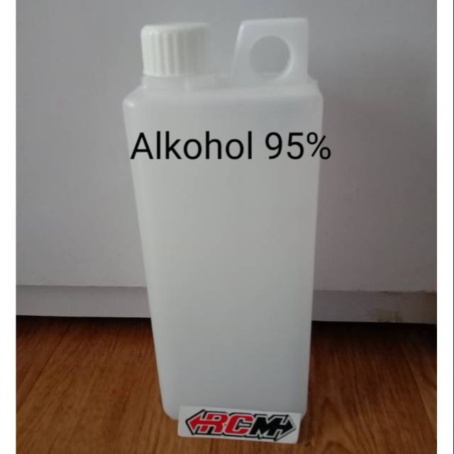 ALKOHOL MURNI 95 PERSEN ANTISEPTIK ANTISEPTIC ANTI SEPTIC STERILISASI 1L 1 L 1LITER 1 LITER