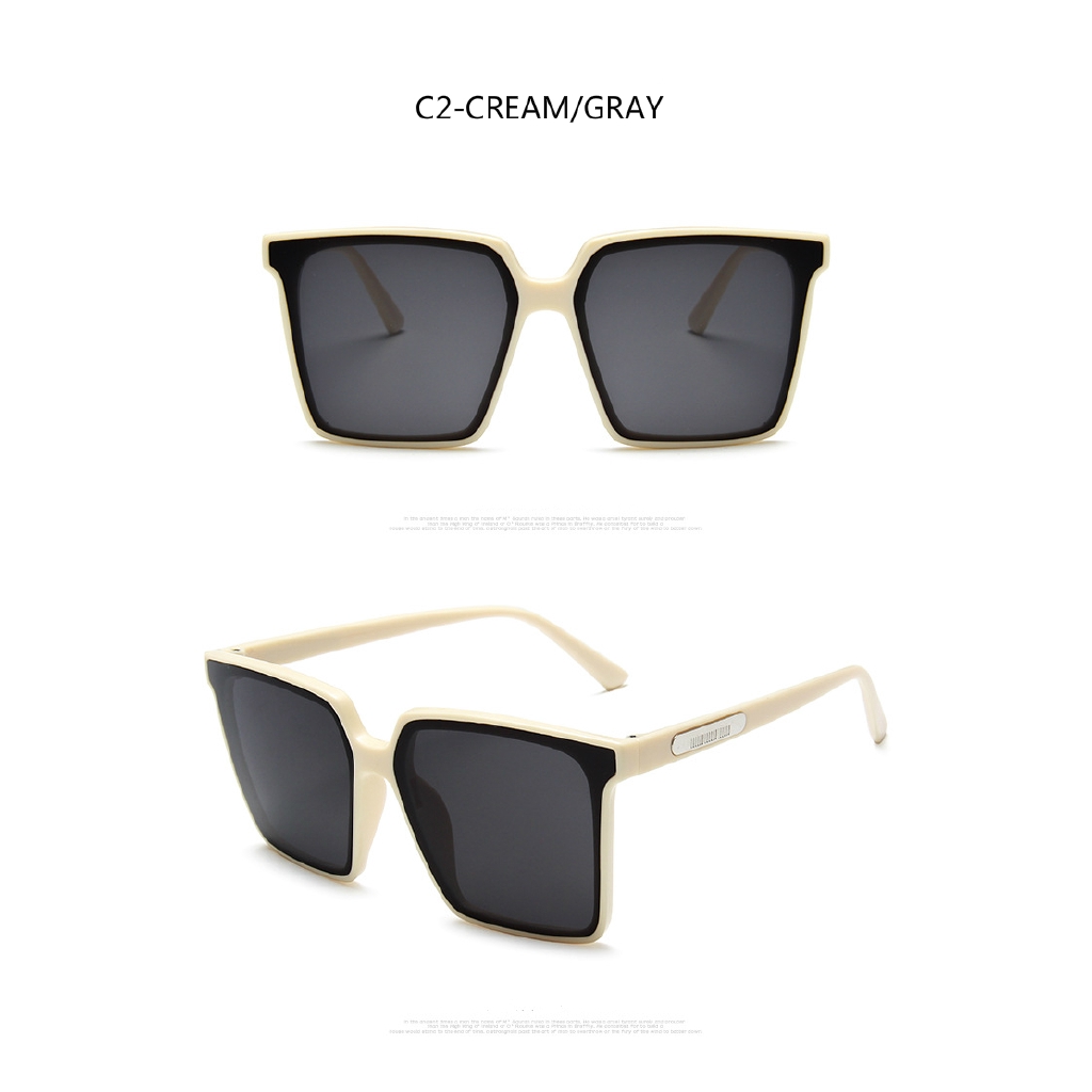 Fashionable Korean style personality street shooting big frame men's and women's sunglasses