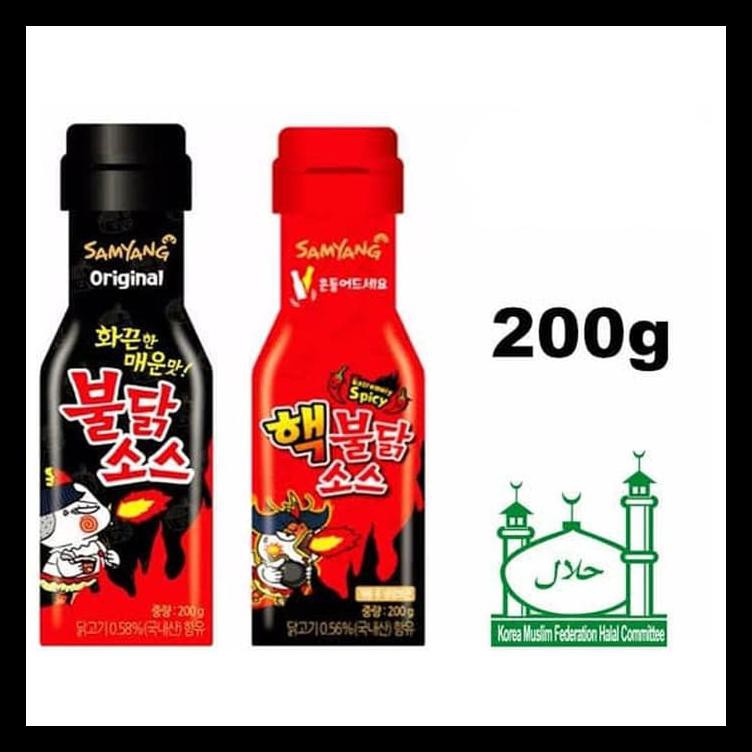

Logo Halal - Samyang Buldak Sauce - Saos - Saus Pedas Botol - Original Bermutu