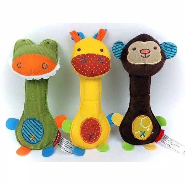 Rattle stick for baby mainan kerincing berbunyi bersuara sensorik motorik bayi anak toys edu latihan