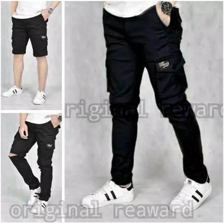 Celana jogger joger Cargo Pakaian Pria / Bawahan  cargo panjang pria urban