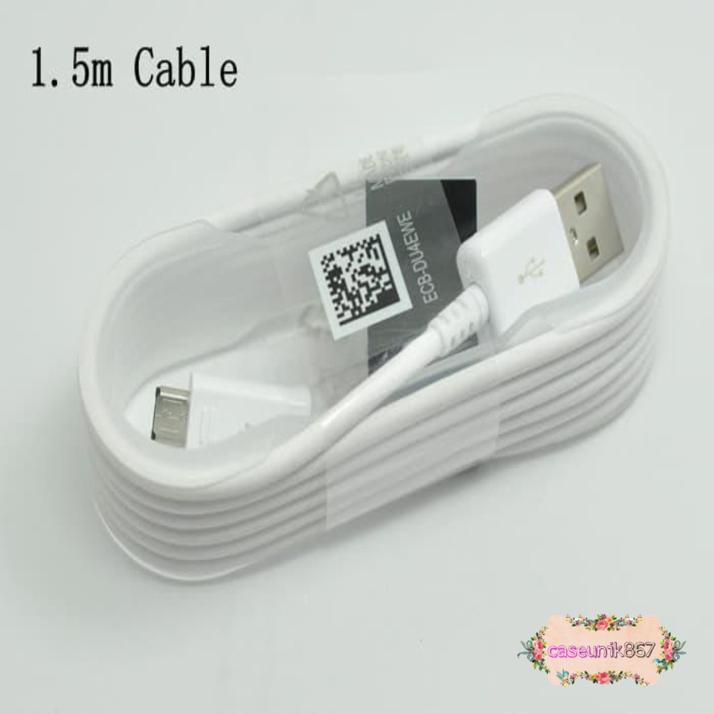 Kabel cable data Samsung NOTE4 5 S7edge J2prime J7pro grandprime original Fast Micro 1.5meter CS1177