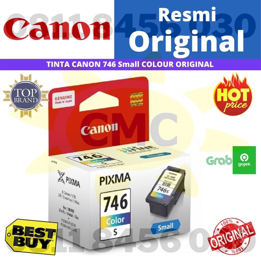 TINTA CANON 746 Small COLOUR ORIGINAL