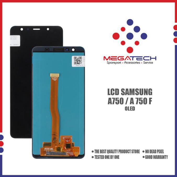 LCD+TOUCHSCREEN SAMSUNG A 7 (2018) / A 750 F OLED - Hitam