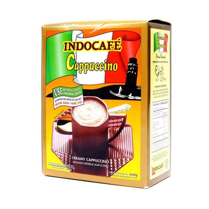 

Indocafe Cappuccino 5 X 2