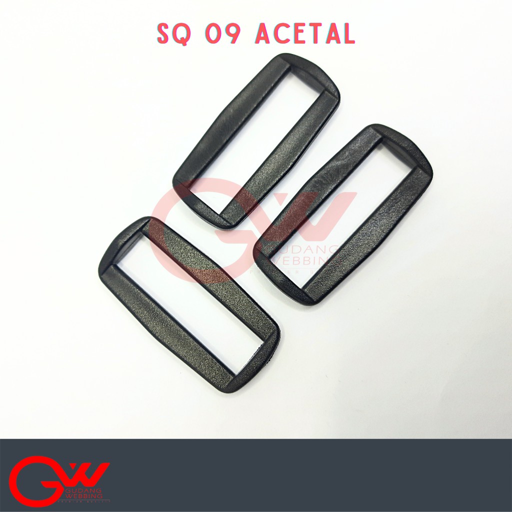 RIng Kotak / Ring Plastik / Ring SQ-09 3,8cm Acetal Qis