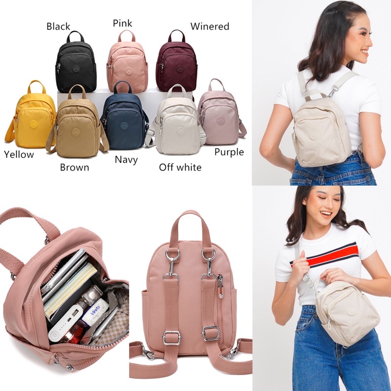 HARUICA BAG 80103 - 2in1 Ransel &amp; Tas Selempang Wanita