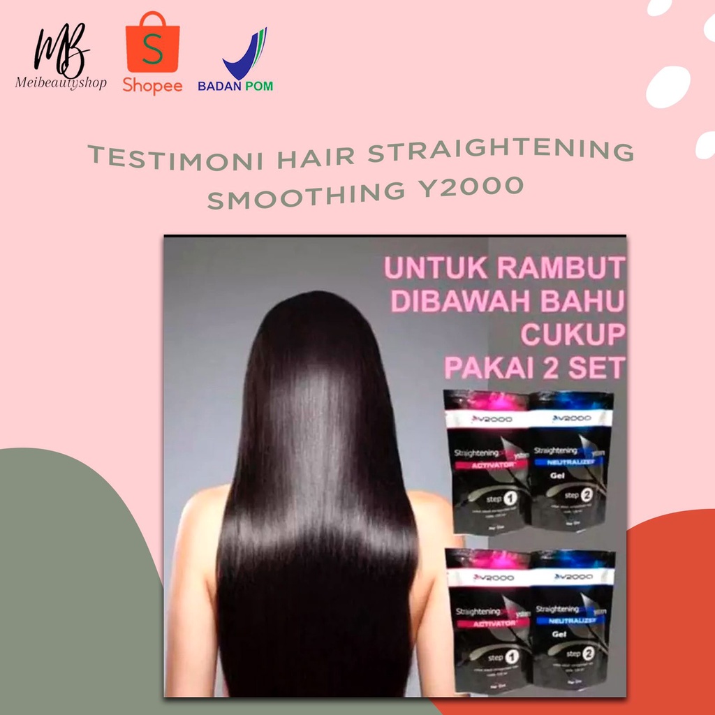 Y2000 Hair Straightening Smoothing / Obat Pelurus Rambut