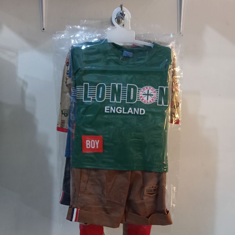 READY Baju Anak Cowok Setelan Timmy Kids London { Wajib Baca Deskripsi }