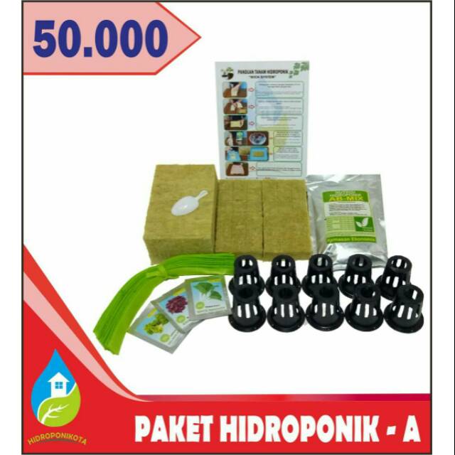 Paket hidroponik - staterkit hidroponik - tipe A