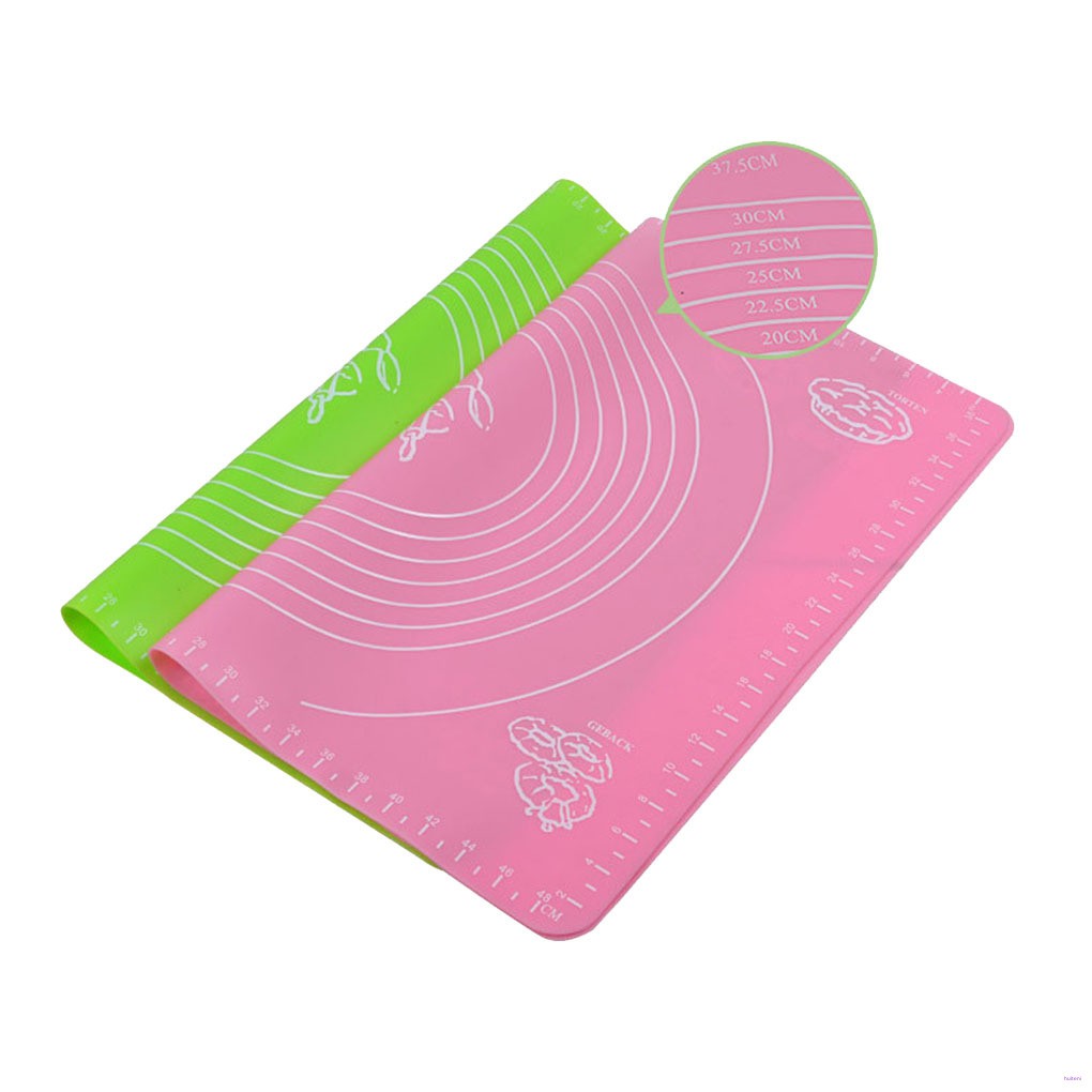 [READY STOCK] Silicone Baking Mat Flour Rolling Scale Mat Kneading Dough Pad Baking Pastry Rolling Mat Bakeware Liners