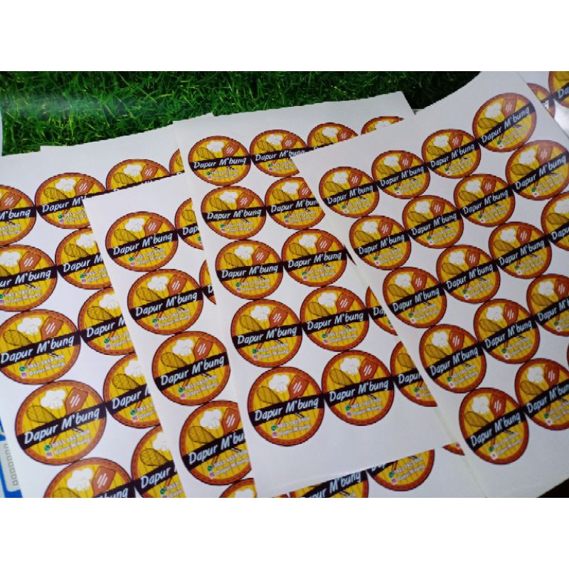 

sticker label kemasan