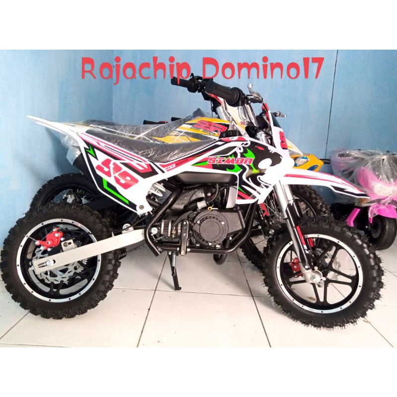 MOTOR MEDIUM TRAIL NEW SIMBA 50 CC MESIN 2 TAK - MAINAN MOTOR CROSS ANAK - MOTOR CROSS