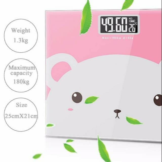 TIMBANGAN BADAN 180kg DESAIN KARTOON-DORAEMON