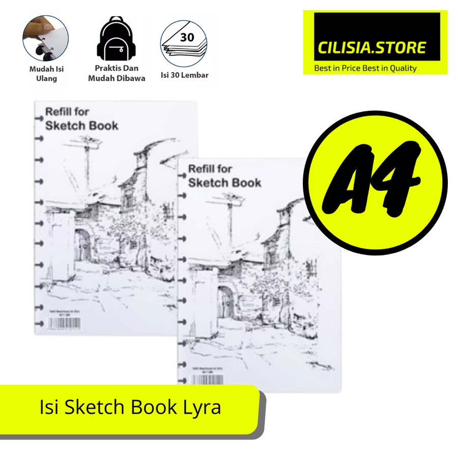 

Isi Buku Sketsa Lyra Refill Sketch Book Lyra A4 Isi 30 Lembar