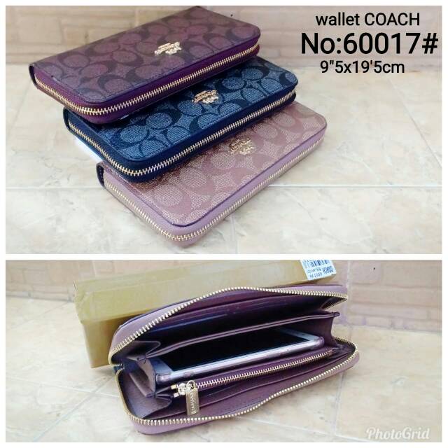 Dompet coach 60017 resleting import