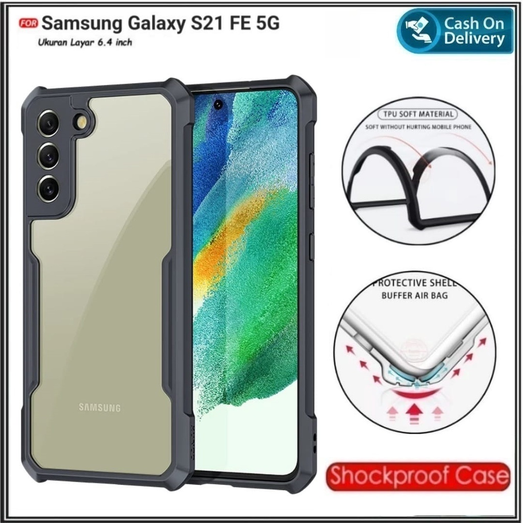 Case Samsung S21 FE 5G,A03 Core, A03, A32 5G, M32 5G Soft Hard Transparant Case Cover