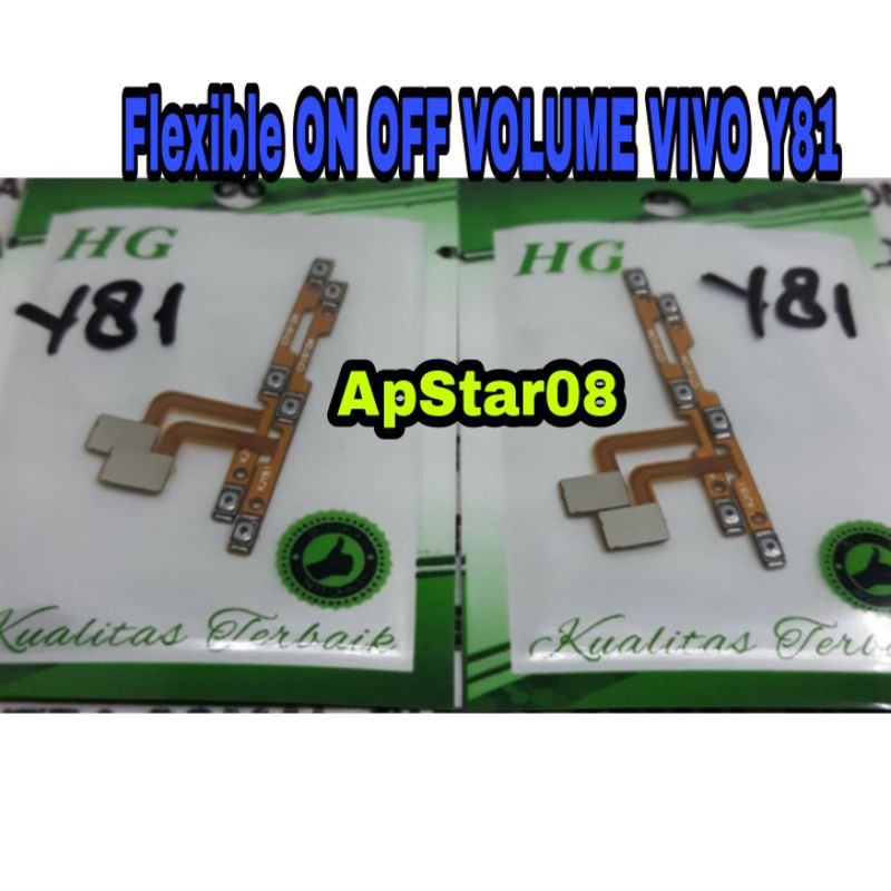 VIVO Y81 Flexible Flexibel Tombol Power On Off Volume Vivo Y81 Y 81
