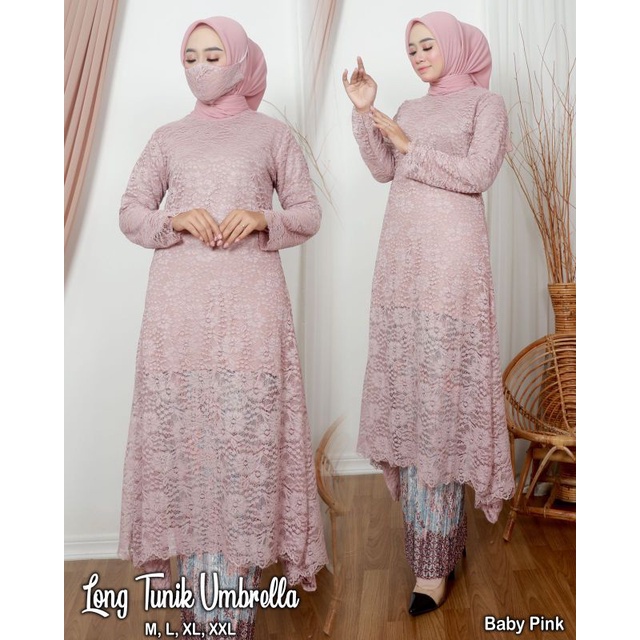 KEBAYA ORIGINAL//SET LONG TUNIK UMBRELLA//KODE ADK