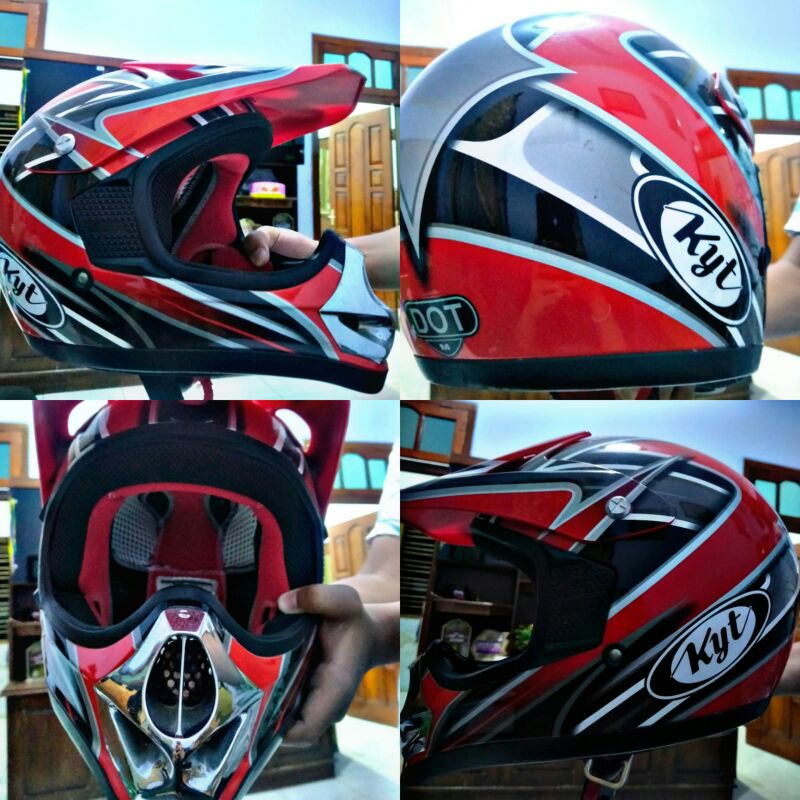 HELM KYT CROSS ANAK/ HELMET KYT CROSS KIDS