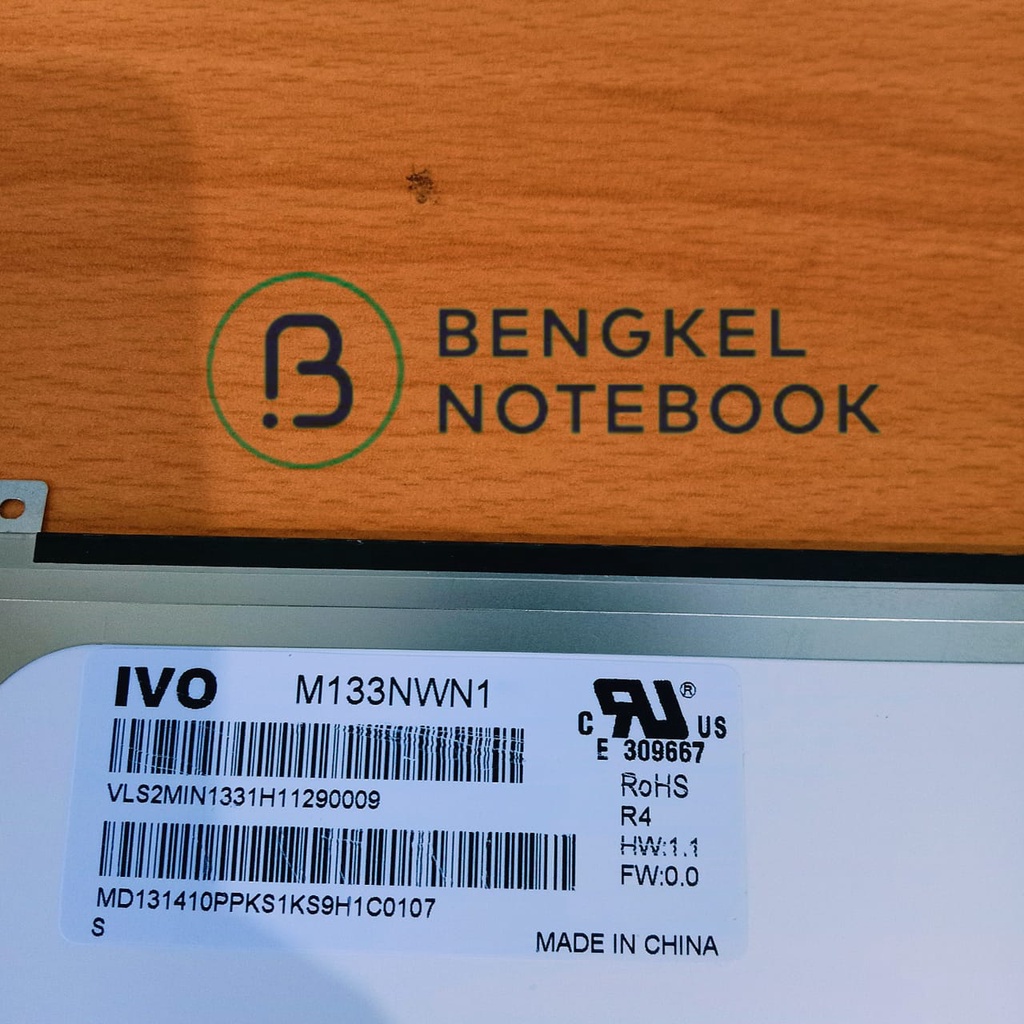 LCD 13.3 inch LED SLIM 30Pin Kuping Atas Bawah HB133WX1-402 B133XTN01.6 N133BGE-E31 N133BGE-EAB