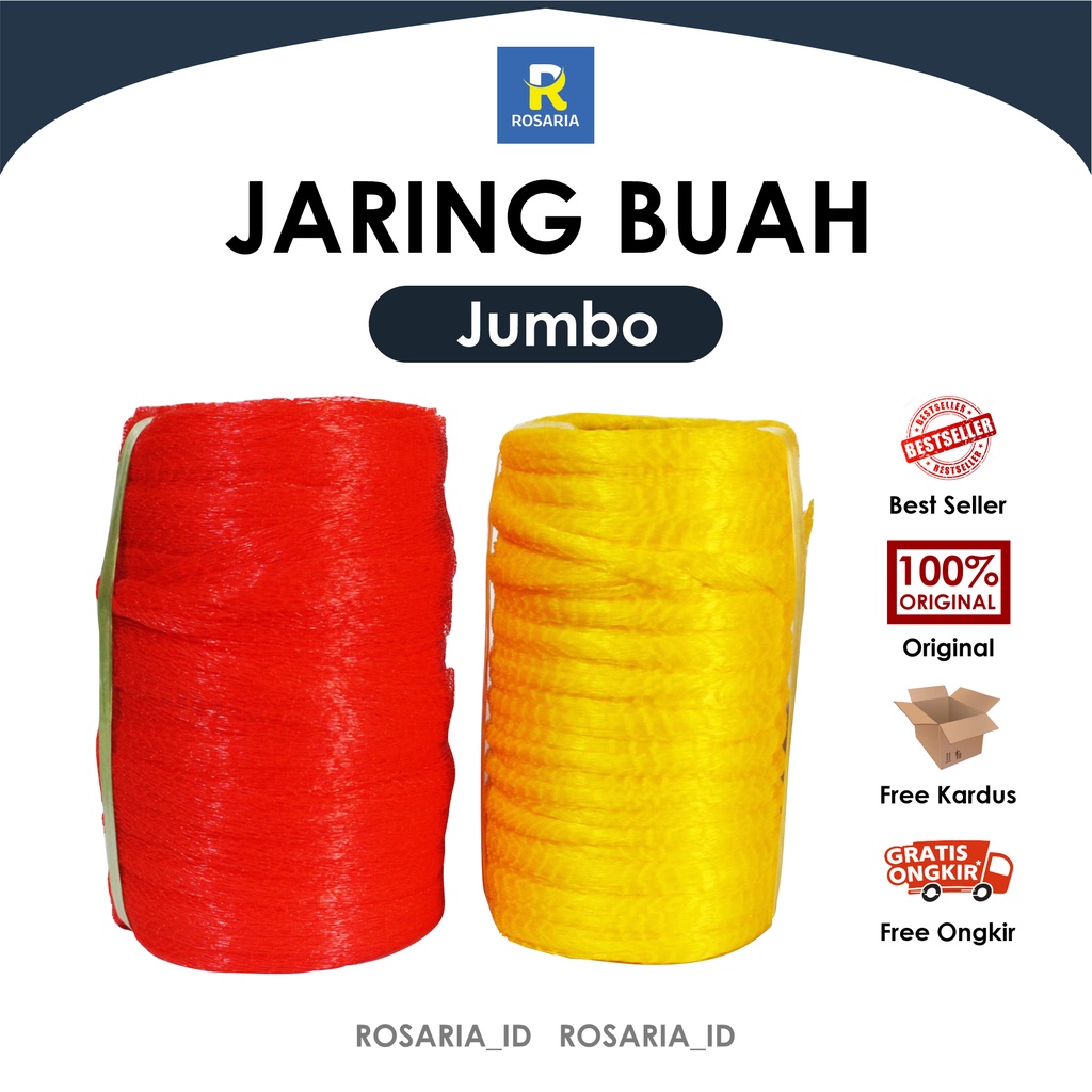 

Tas Jaring Buah Segar Jumbo Poly Net Polynet