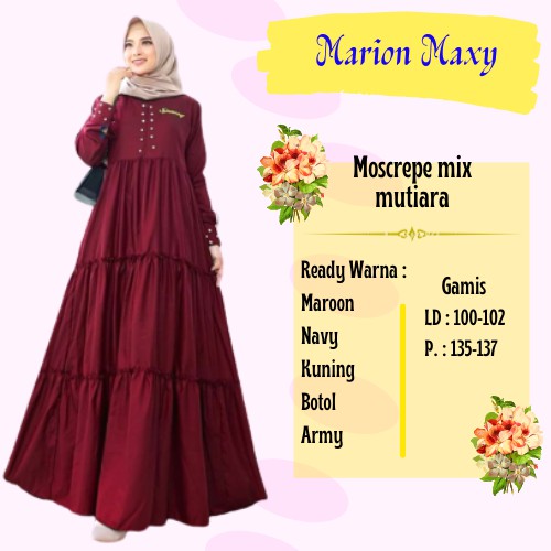 [R.A] Elbina Syari Set Gamis + Khimar Setelan Hijab Syar'i Termurah Moscrepe