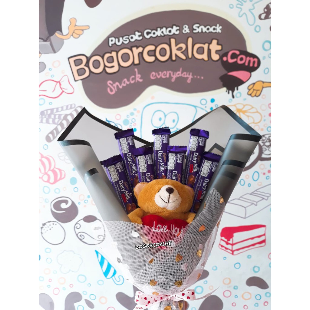 Kado Pacar Buket Boneka dan Coklat