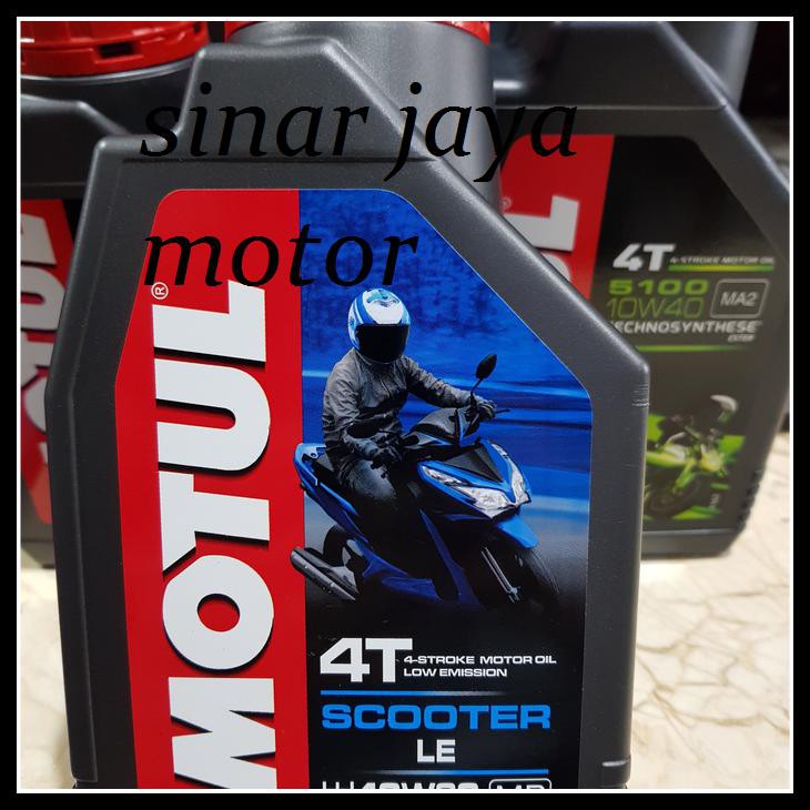 Motul 1L Scooter 4T LE 10w30 Oli Motor Matic Oil Matik 1 Liter