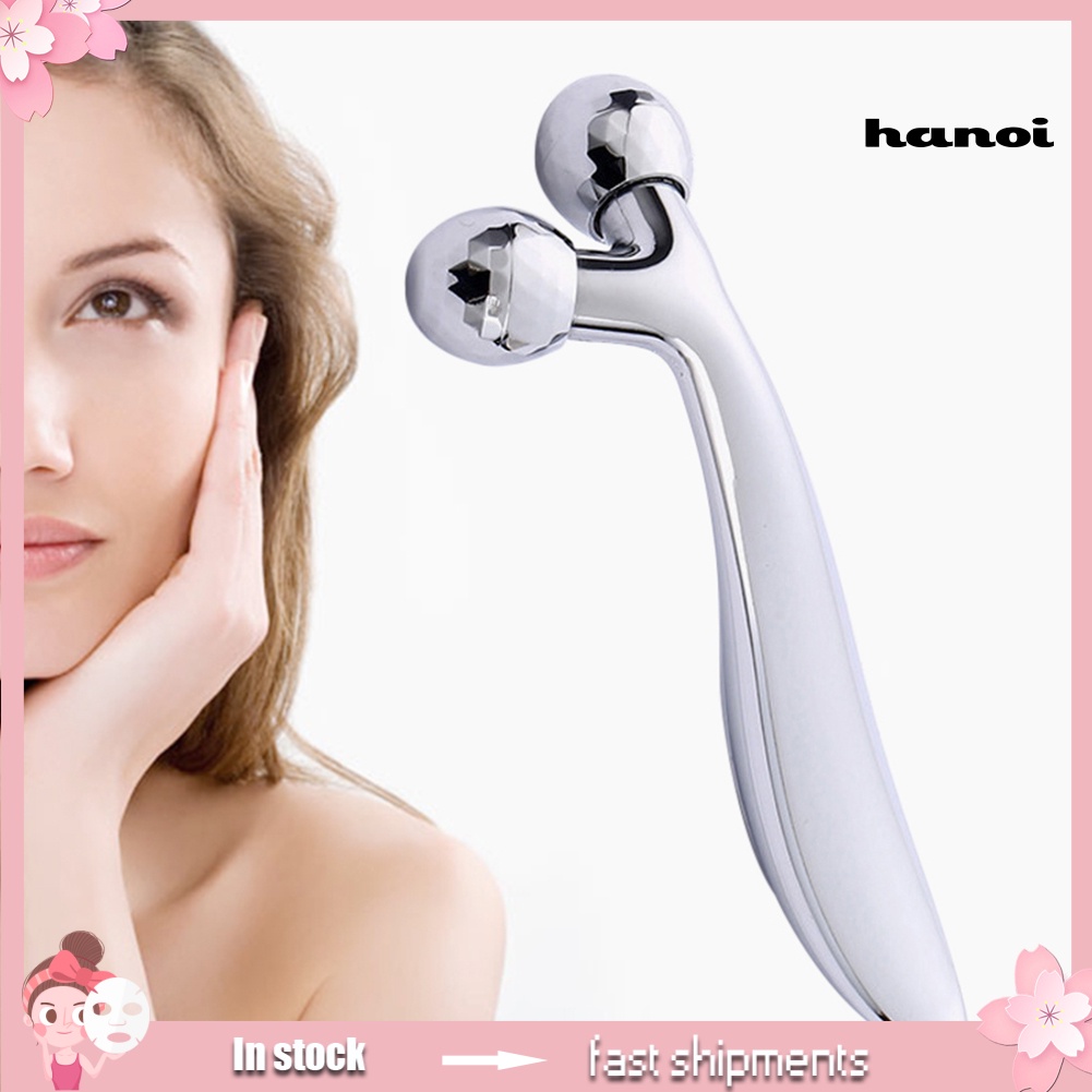 HQTM_Mini 3D Eye Face Massage Roller Ball Skin Facial Wrinkle Remover Beauty Tool