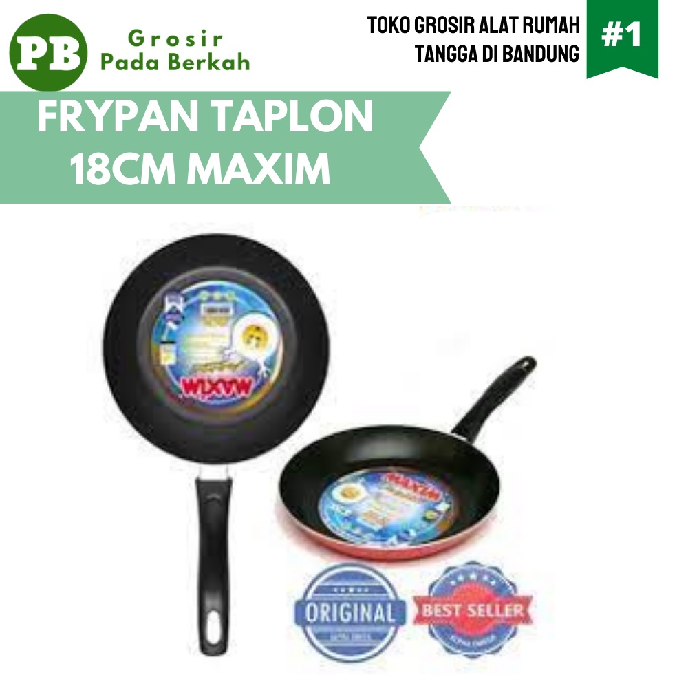 Teplon Maxim 18cm  Maxim Wajan Teplon 18cm