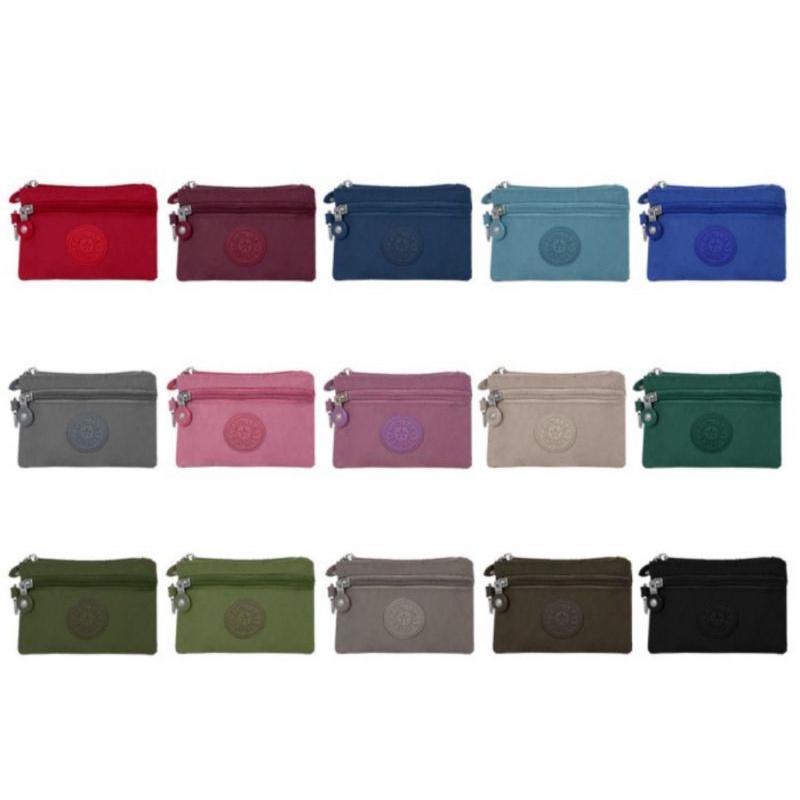 Dompet koin wanita import 2 ruang/ Dompet STNK/ Dompet uang/ Dompet kartu ATM/ Dompet Ktp