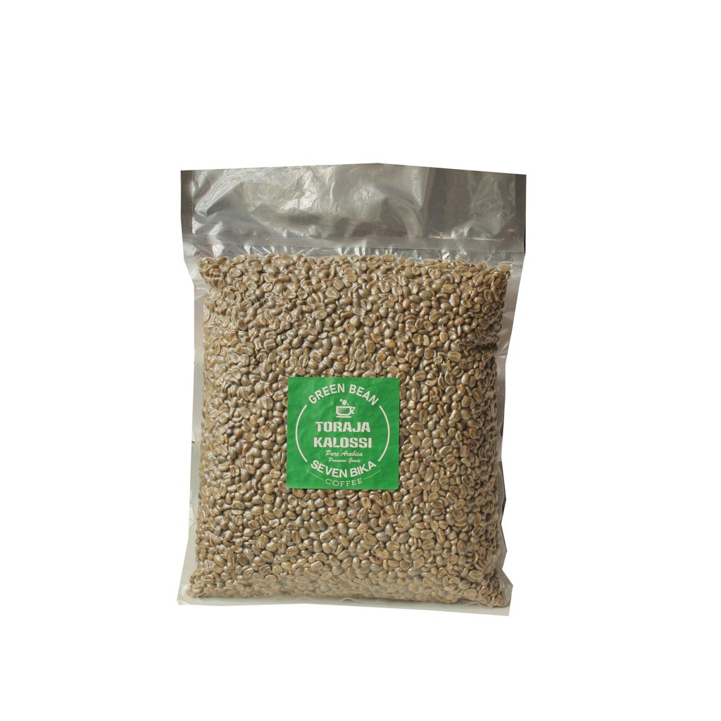 

Seven Bika Toraja Kalossi Arabica Green Beans [Biji Mentah] Grade 1 2,5Kg