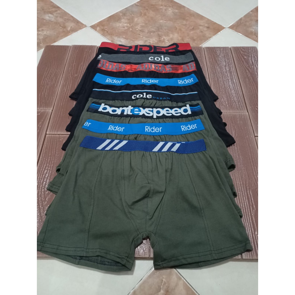 PROMO !!! BOXER PREMIUM MIX 3 PCS || CELANA DALAM PRIA PREMIUM || BISA COD