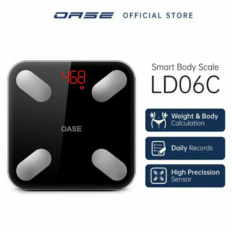OASE Smart Body Scale LD06C [Timbangan Badan Garansi Resmi]