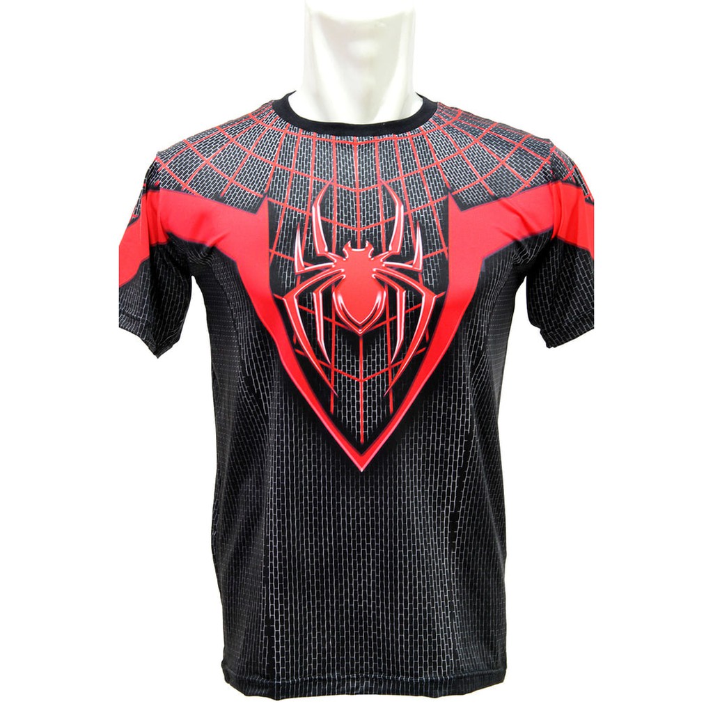 KAOS BAJU PRIA SUPER HERO SPIDERMAN GYM FITNESS SEPEDA LARI FITNES