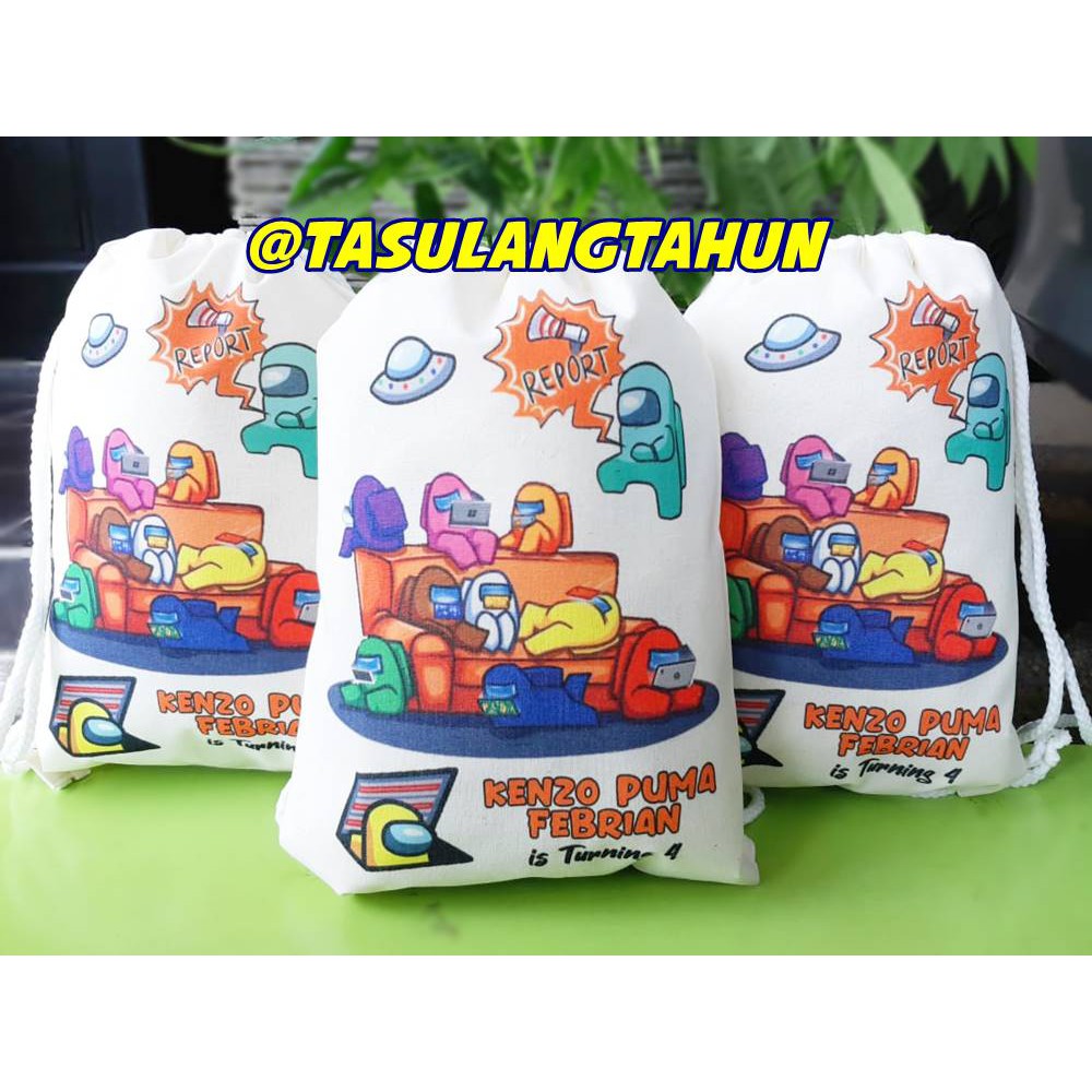 

Tas RANSEL Souvenir Ultah GoodieBag Bingkisan Blacu Among Us