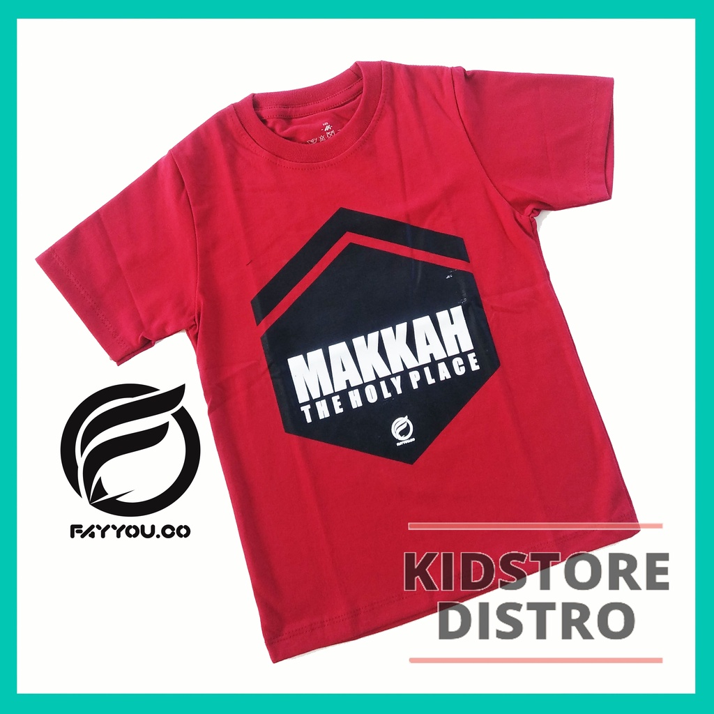 Kaos Anak Islami / Kaos Anak Distro / Baju Kaos Anak Muslim motif Khalifah / Baju Distro Anak Islam / Kaos Oblong Anak