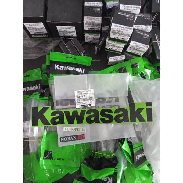 STIKER KAWASAKI HIJAU 2010 - 2011 NINJA RR 150 ORI KAWASAKI