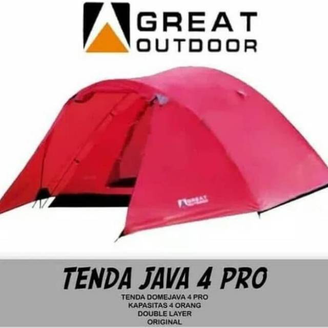 Tenda Kapasitas 4/5 Orang Doble Layer Graet Outdoor