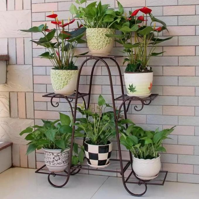 JUAL Rak Bunga Besi 6 Susun