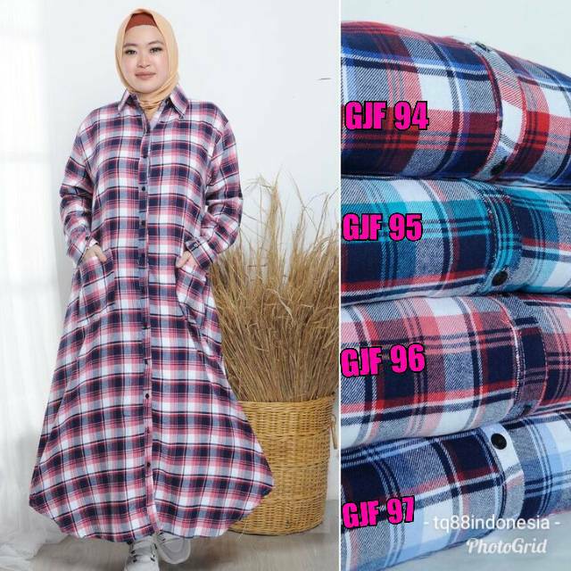 Tq88indonesia/gamis flanel/gamis flanel jumbo/gamis kotak/gamis busui /gamis/gamis /gamis terbaru