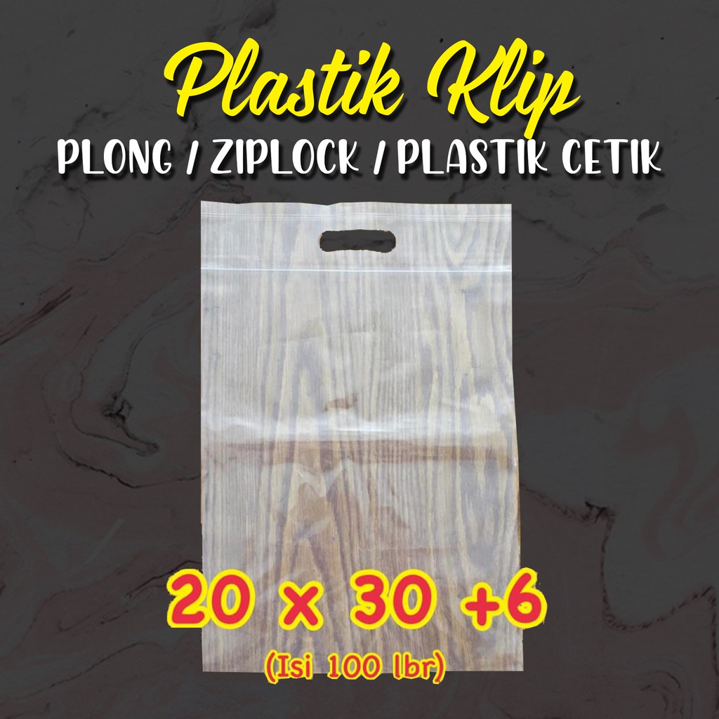 Jual Plastik Klip Plong 20x306 Cm Plastik Ziplock Cetik Bening Shopee Indonesia 5449