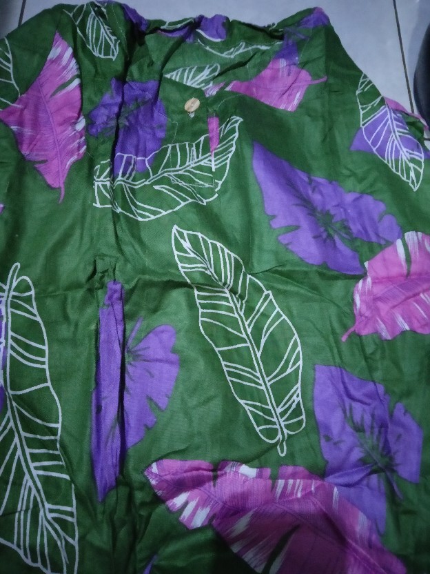 One Set Celana Panjang Setelan Batik Baju Rumah Cp Tidur Santung Rayon Bali Solo