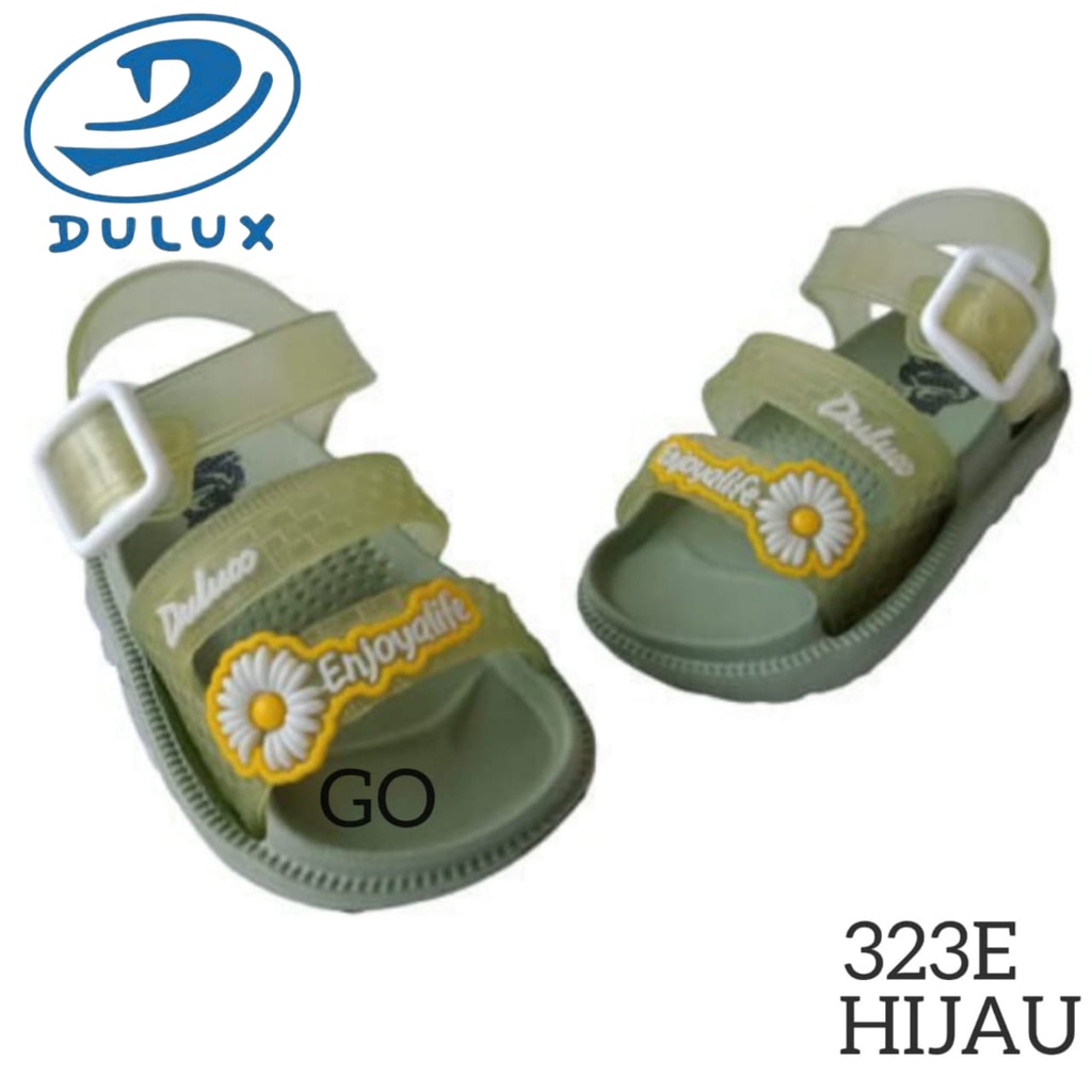 sogo DULUX 323E Sandal Anak Perempuan Tali Belakang Ban2 Flower Anak Sandal Bayi Lucu