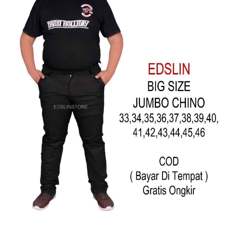 Celana Chino Slim Panjang Pria Celana Chino Ukuran Besar Pria Size:33-38