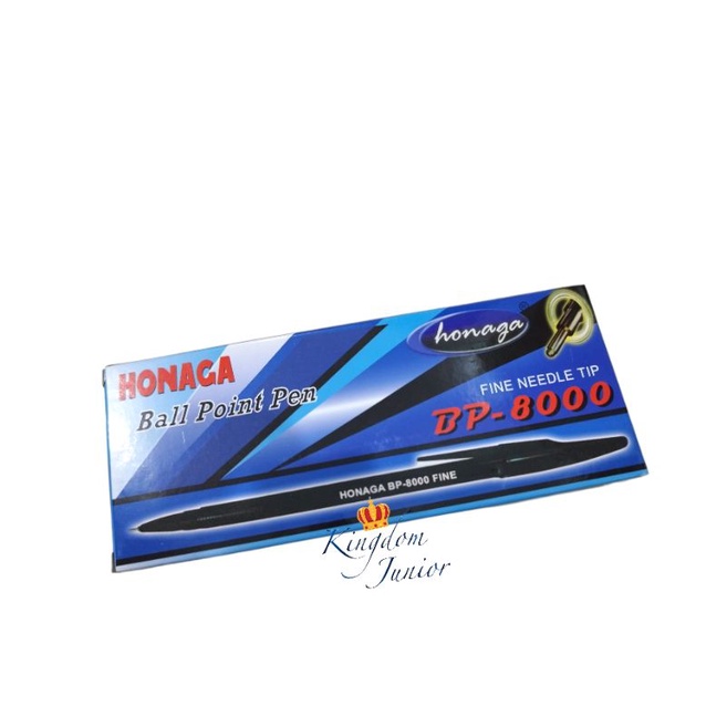 

Bolpen Pulpen Bolpoin Hitam Honaga 1 Kotak Isi 12bj