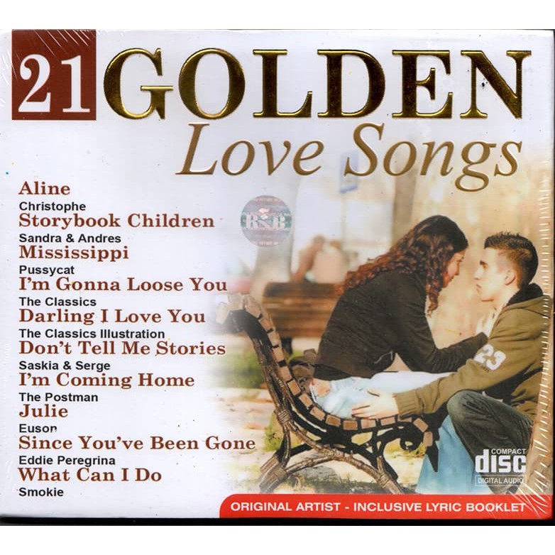 CD VARIOUS ARTIST 21 GOLDEN LOVE SONGS (ORIGINAL)