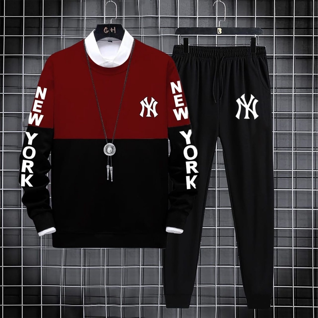 COD/ARPIOSSHOP - STELAN NY - SETELAN PRIA WANITA SATU SET ( SWEATER + JOGGER )