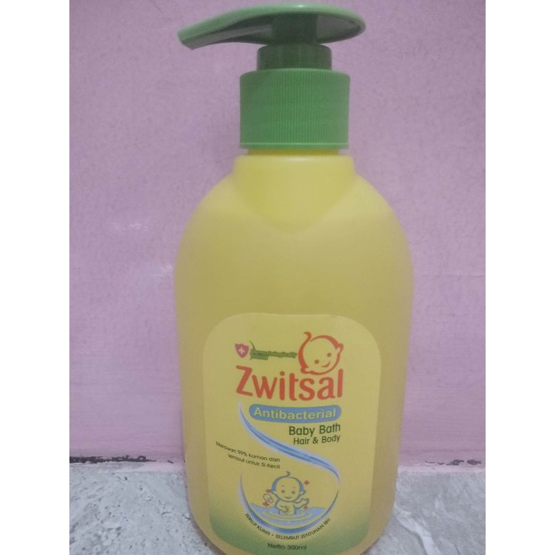 Zwitsal Natural Baby Bath, Shampoo 300ml Pump